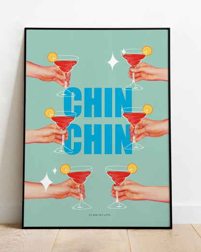 Lámina Decorativa Chin Chin - BLOODY - Flamingueo
