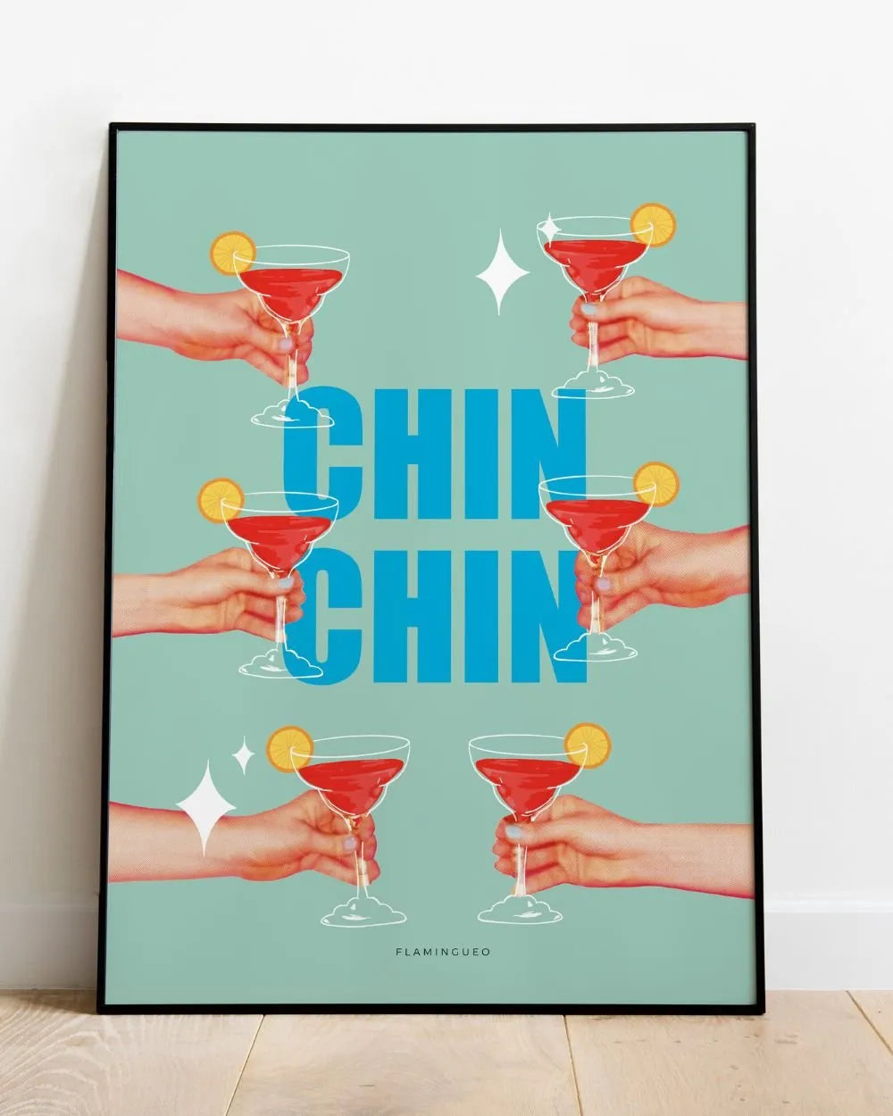 Lámina Decorativa Chin Chin - BLOODY - Flamingueo