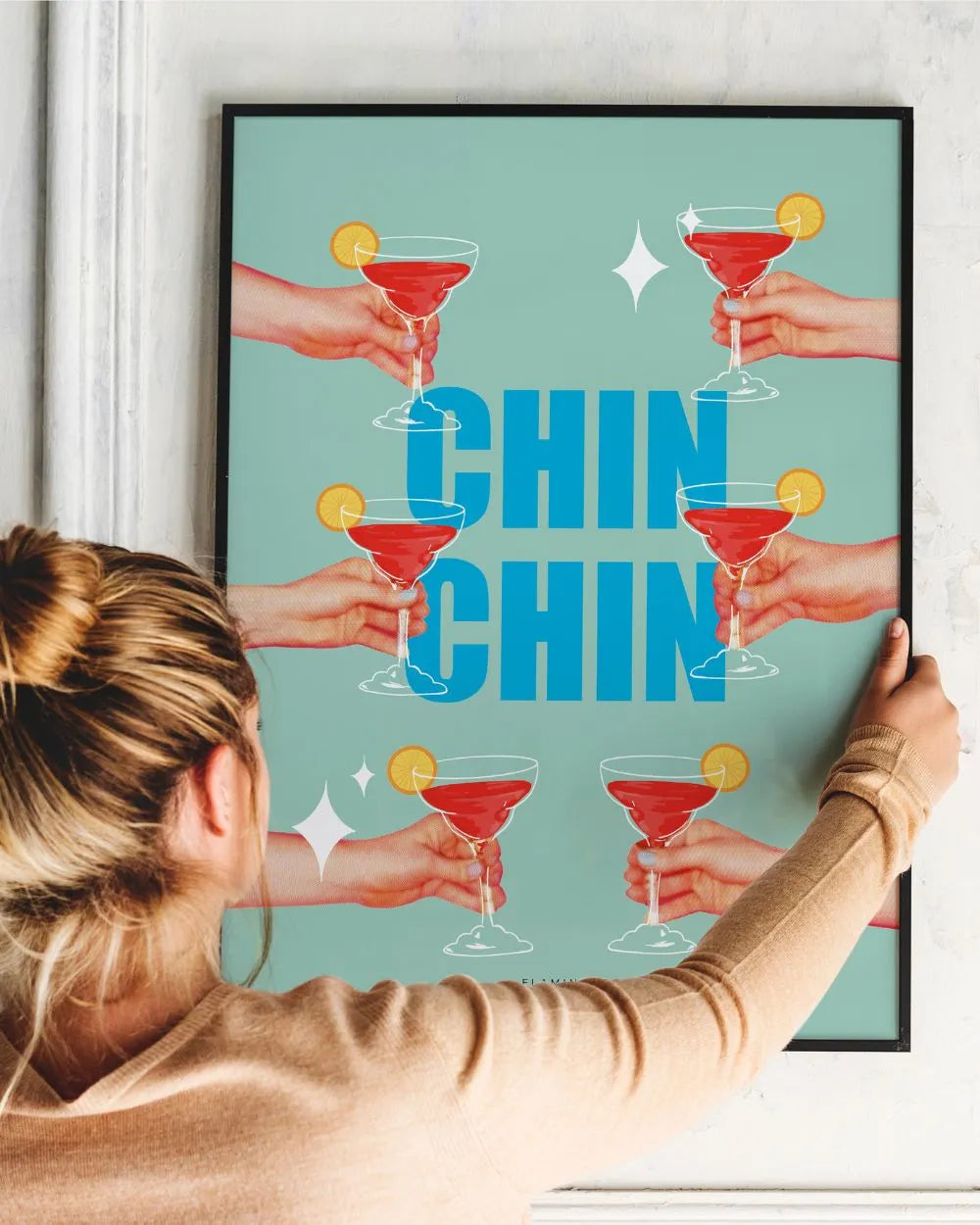 Lámina Decorativa Chin Chin - BLOODY - Flamingueo