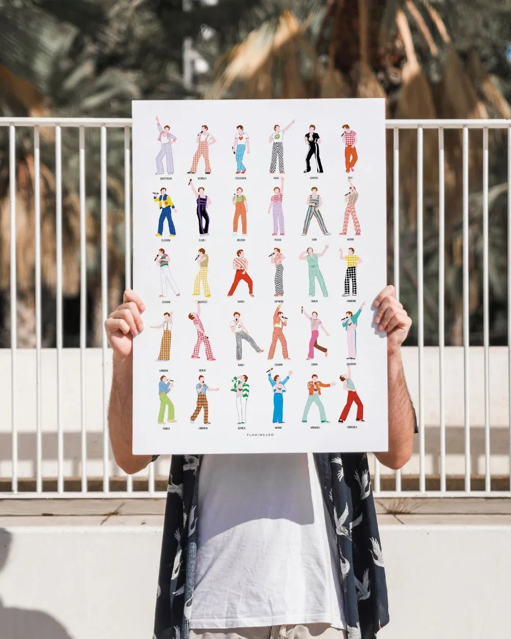 Lámina Decorativa Pared - LOVE - Flamingueo