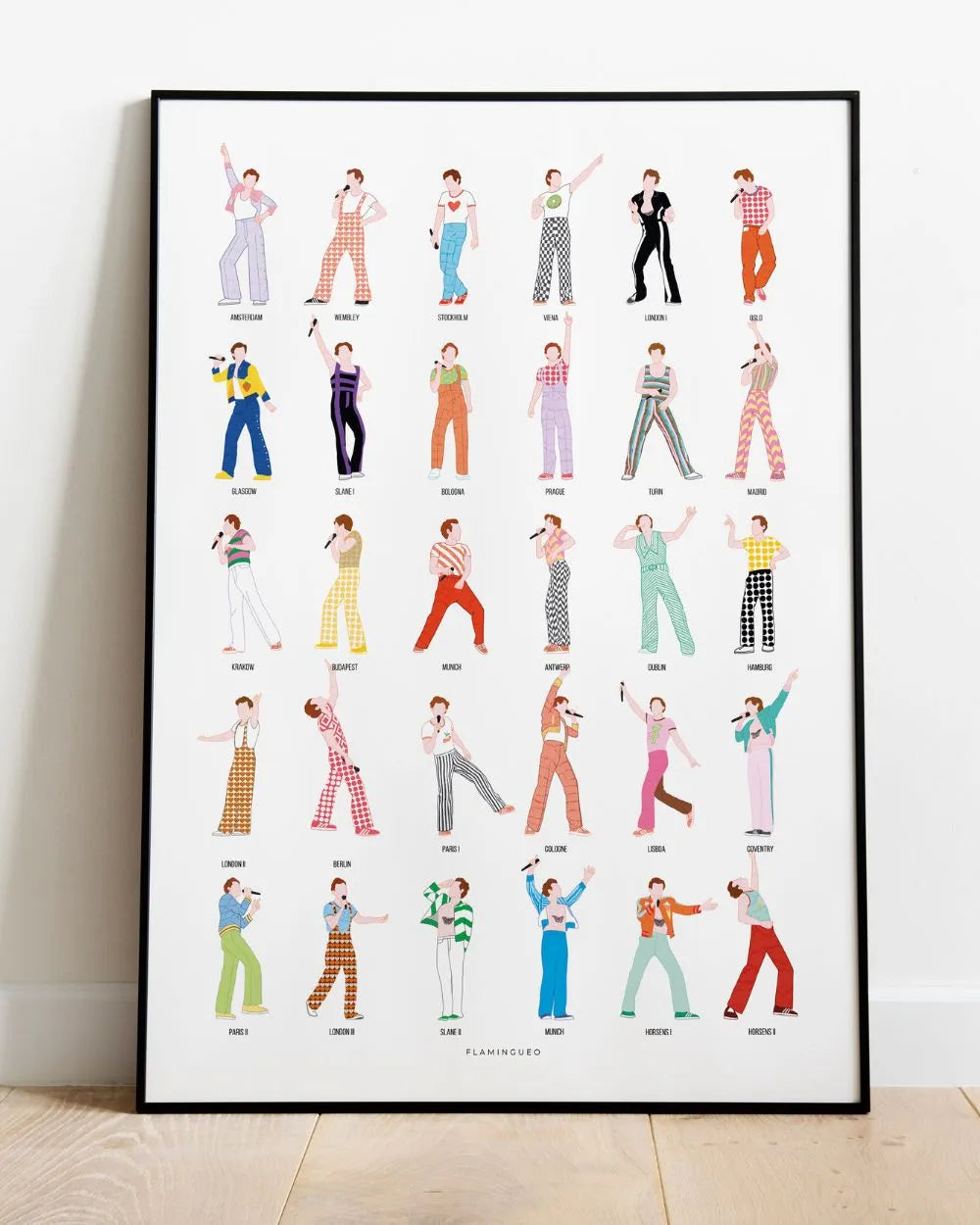 Lámina Decorativa Pared - LOVE - Flamingueo