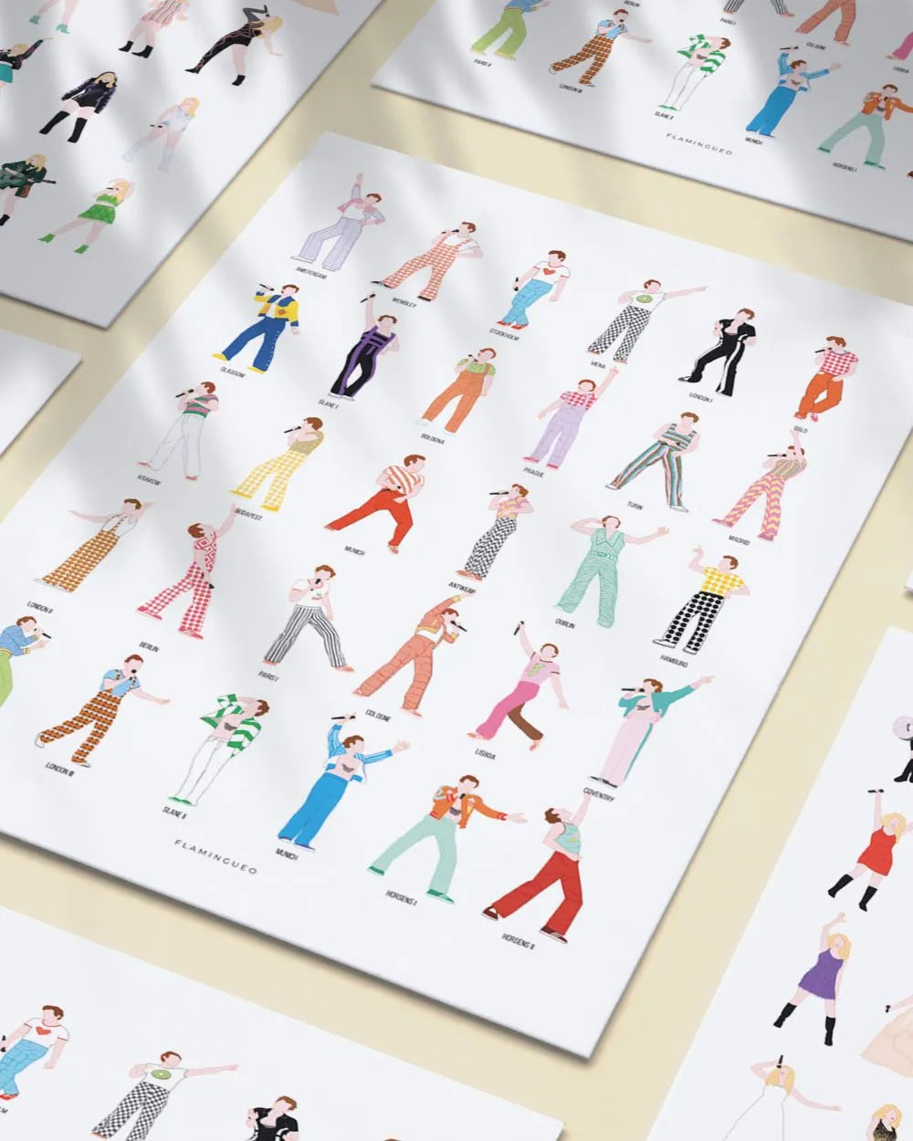 Lámina Decorativa Pared - LOVE - Flamingueo