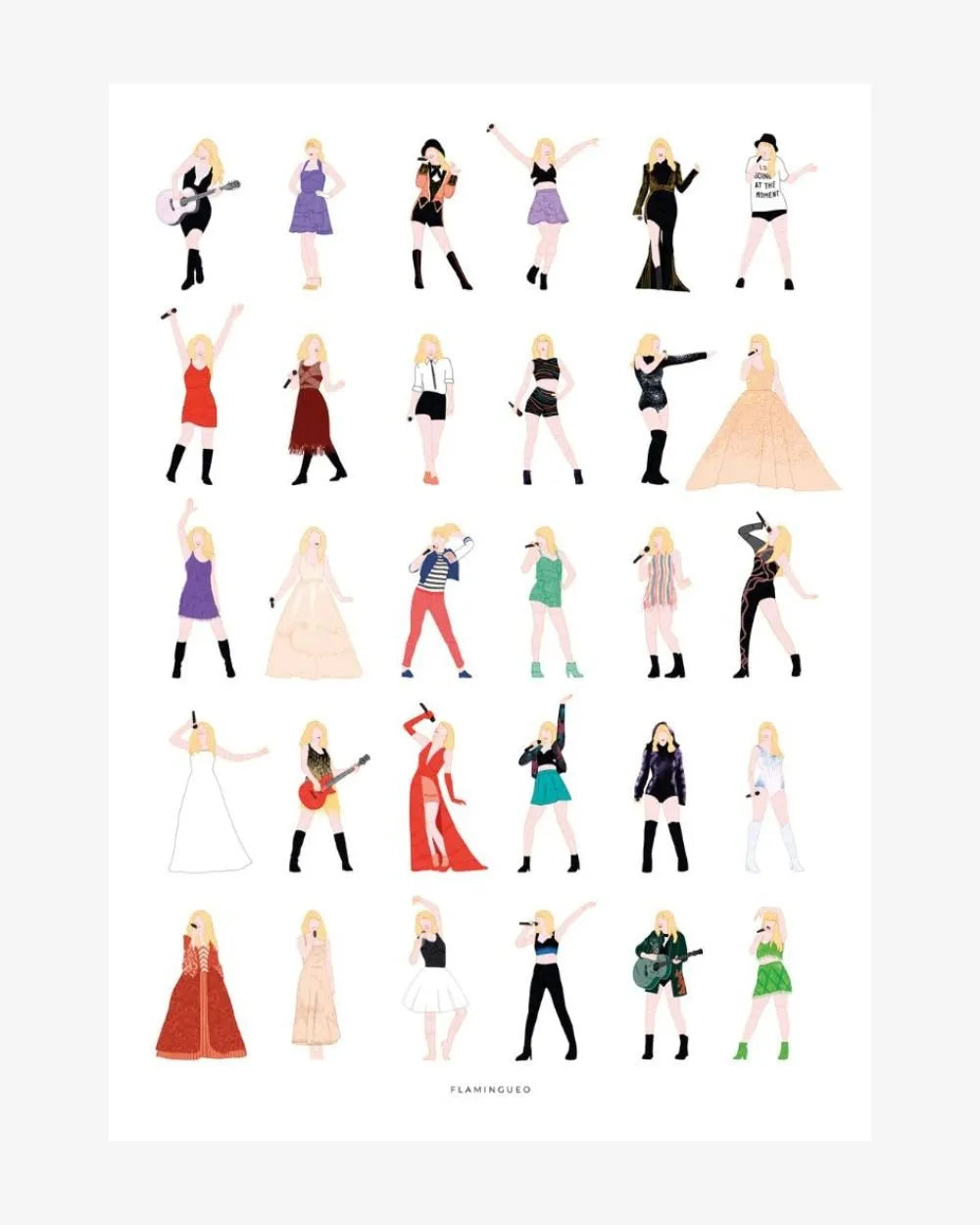 Lámina Decorativa Pared - MIDNIGHTS - Flamingueo