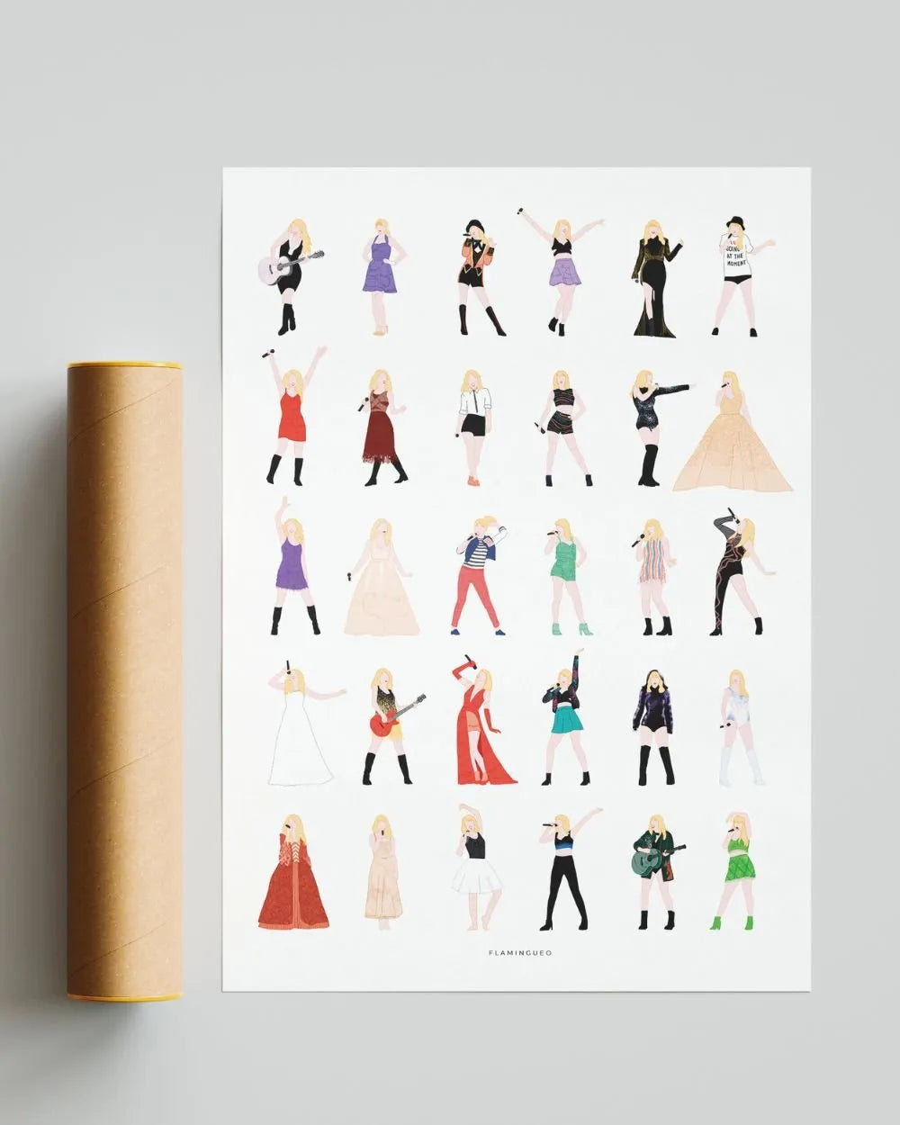 Lámina Decorativa Pared - MIDNIGHTS - Flamingueo