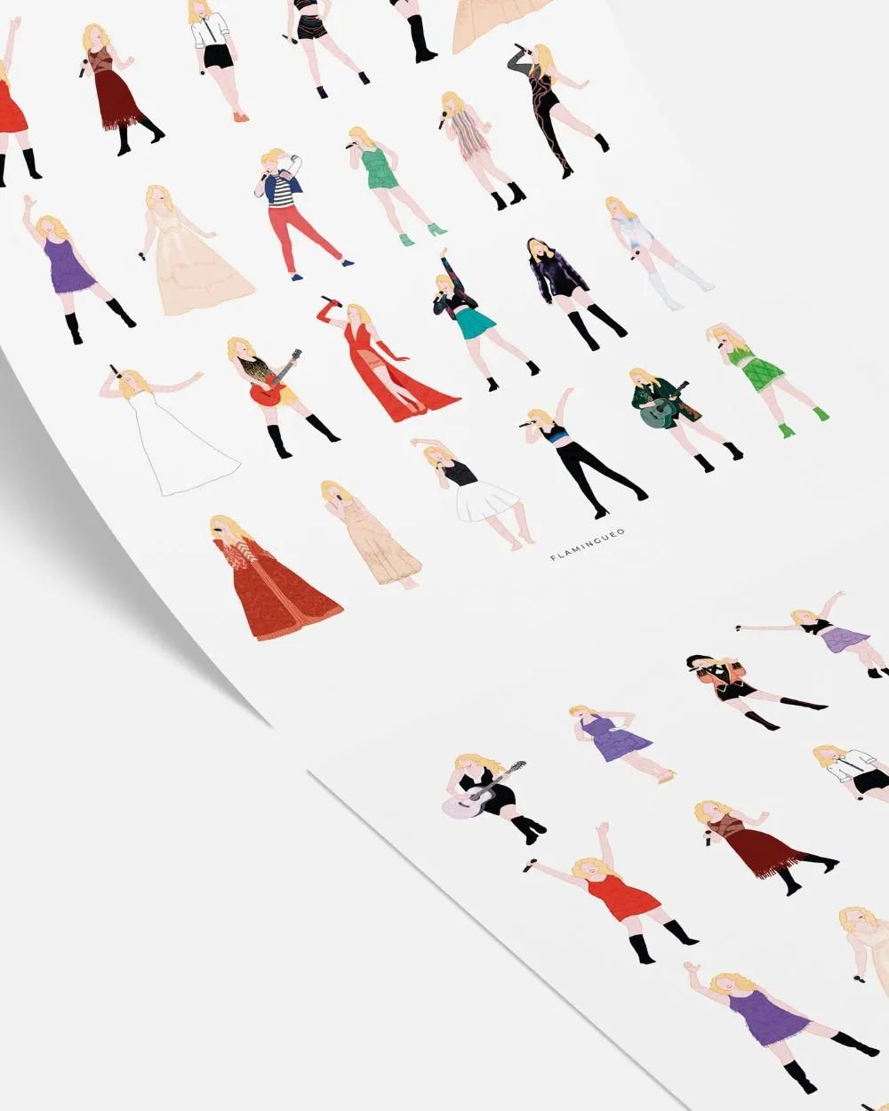 Lámina Decorativa Pared - MIDNIGHTS - Flamingueo