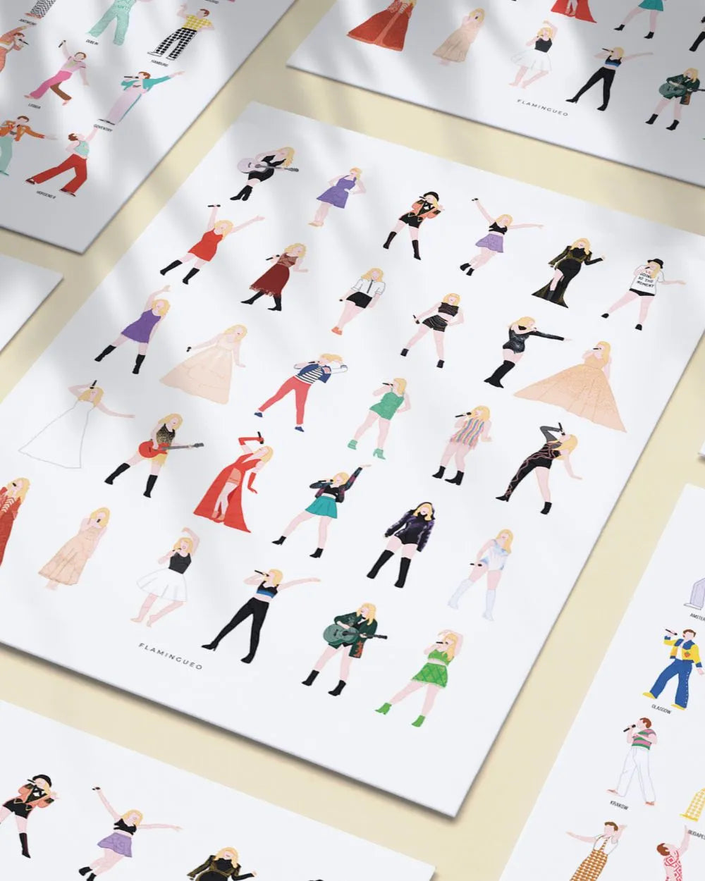 Lámina Decorativa Pared - MIDNIGHTS - Flamingueo