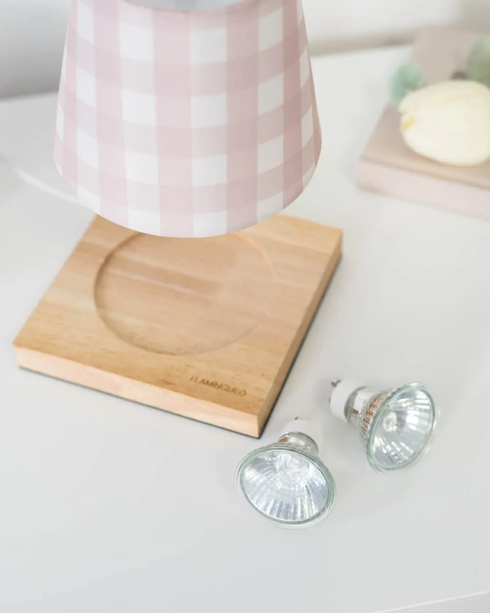 Lámpara para velas - AMELIE - Flamingueo