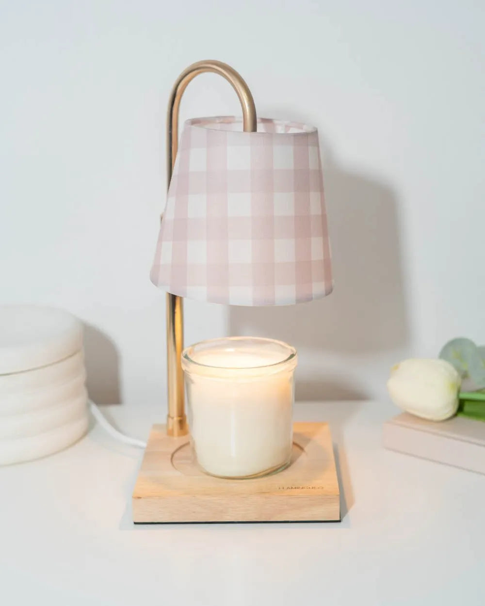 Lámpara para velas - AMELIE - Flamingueo