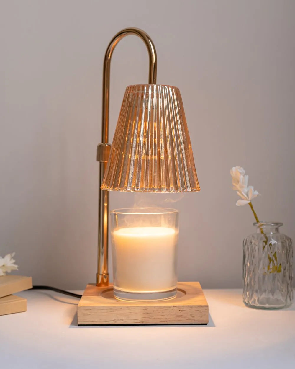 Lámpara para velas - BLOOM - Flamingueo