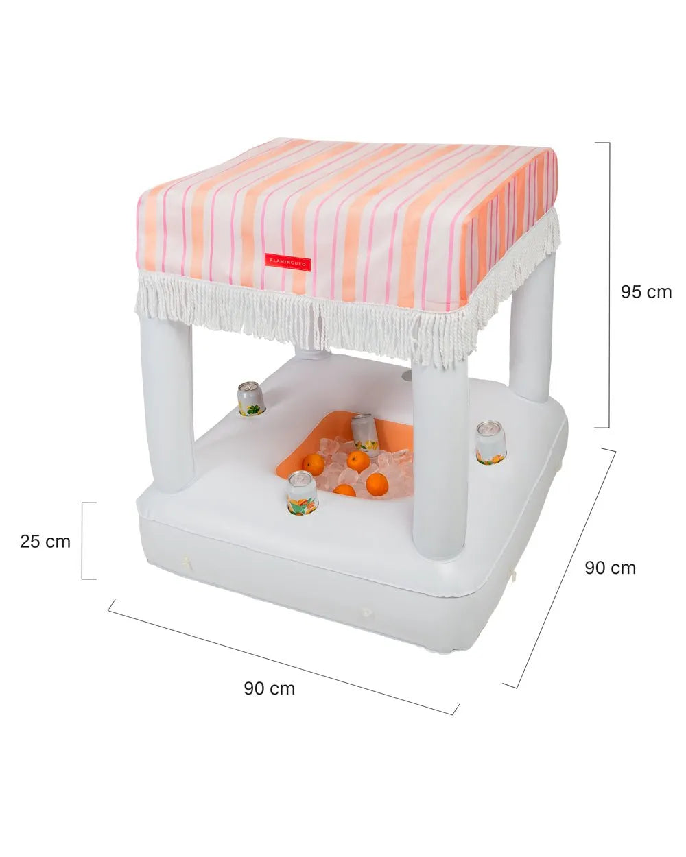 Dimensioni del prodotto Mini bar gonfiabile - SICILIA