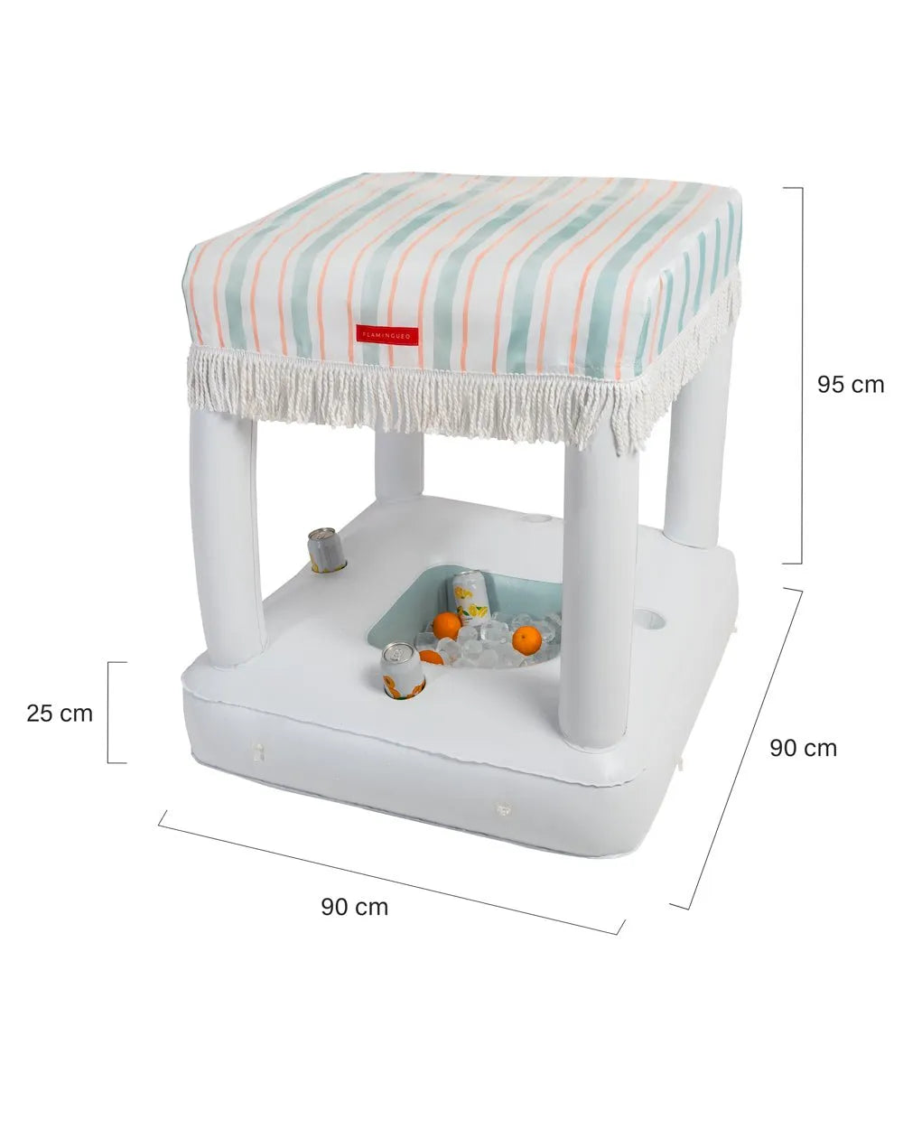 Dimensions du produit Mini-bar gonflable - SICILIA