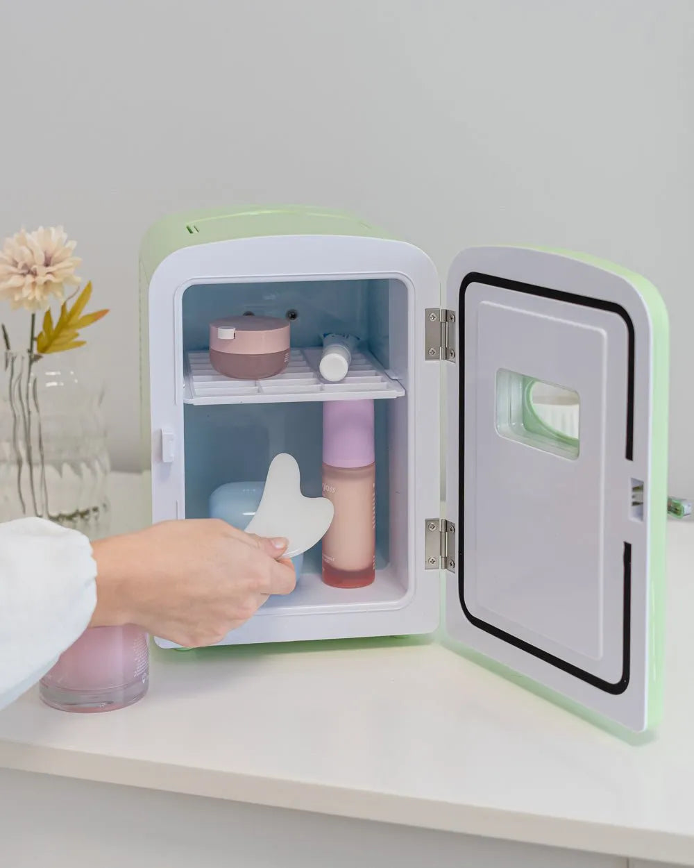 Mini frigo cosmetico retrò 4L - AUDREY - Flamingueo