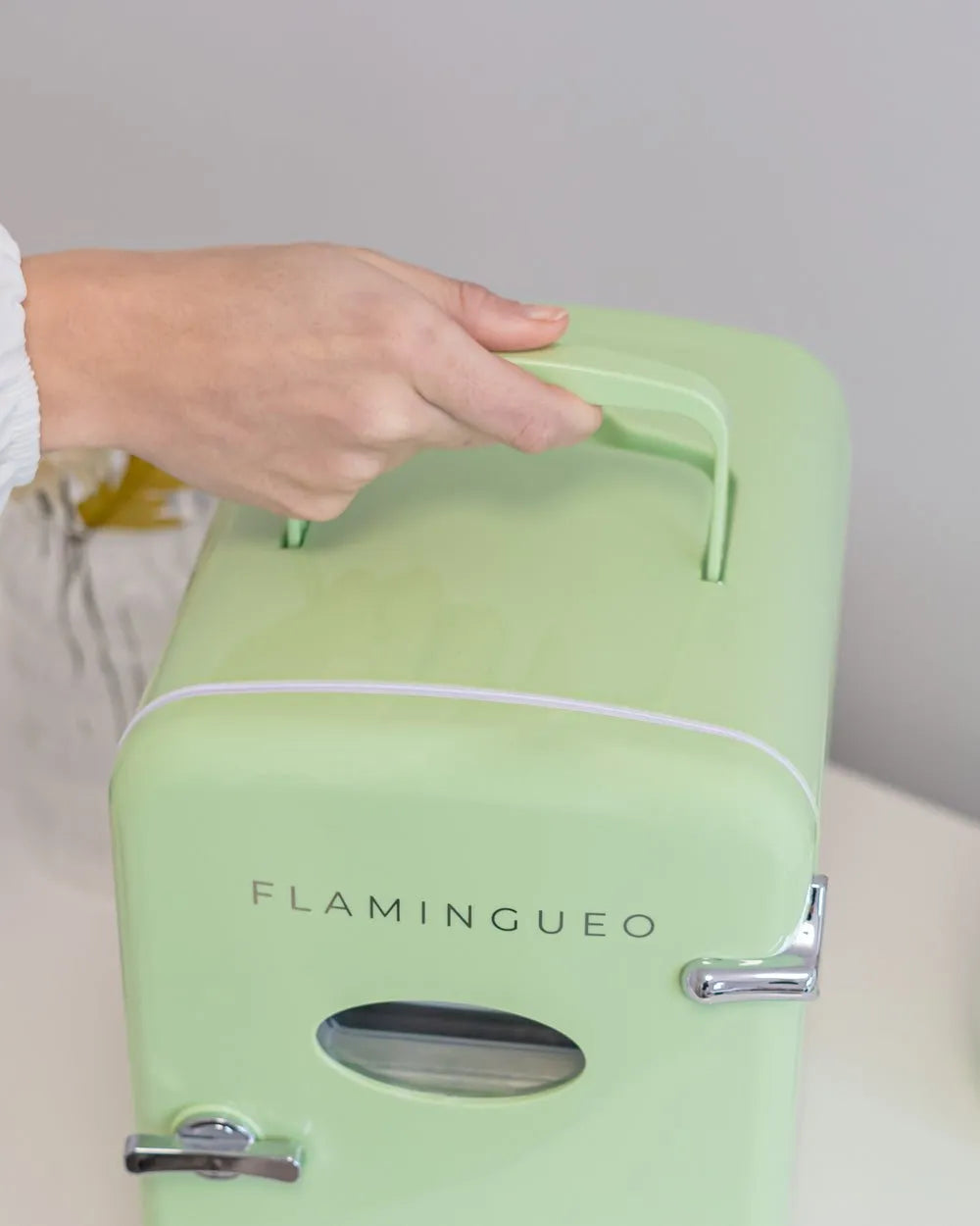 Mini frigo cosmetico retrò 4L - AUDREY - Flamingueo