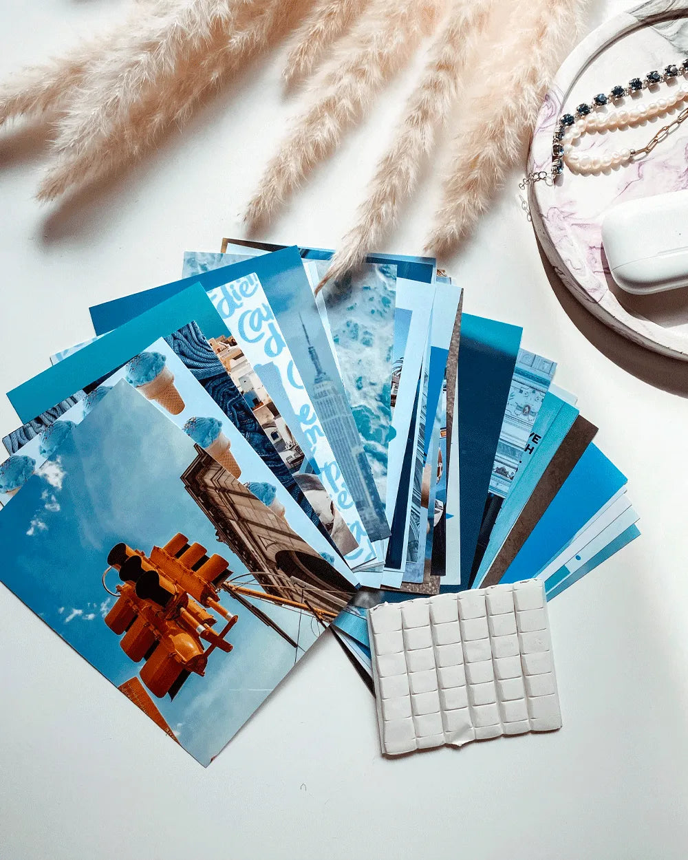 Mini set de 50 fotos - BLUE OCEAN LITE - Flamingueo