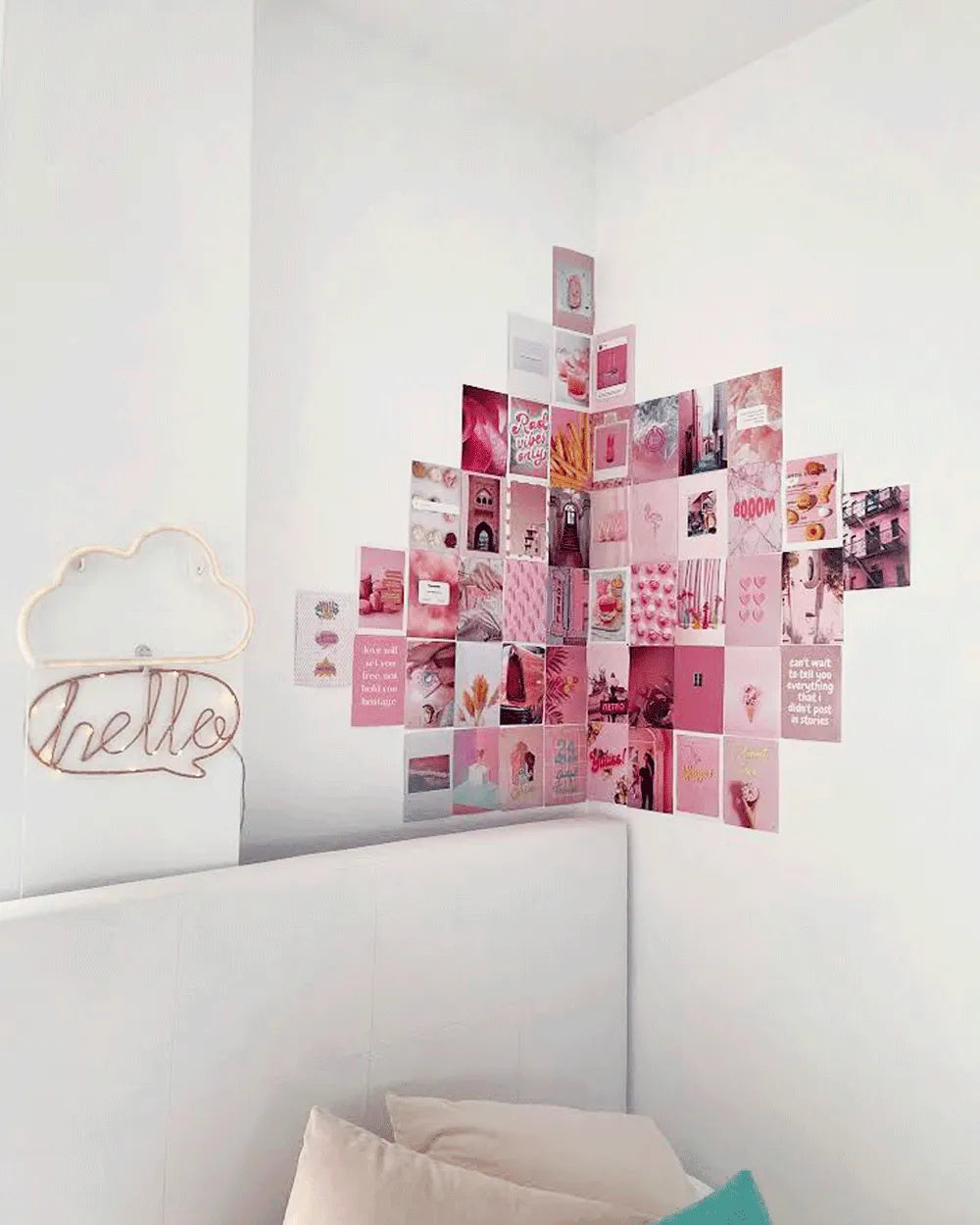 Mini set de 50 fotos - PINK ISLAND LITE - Flamingueo