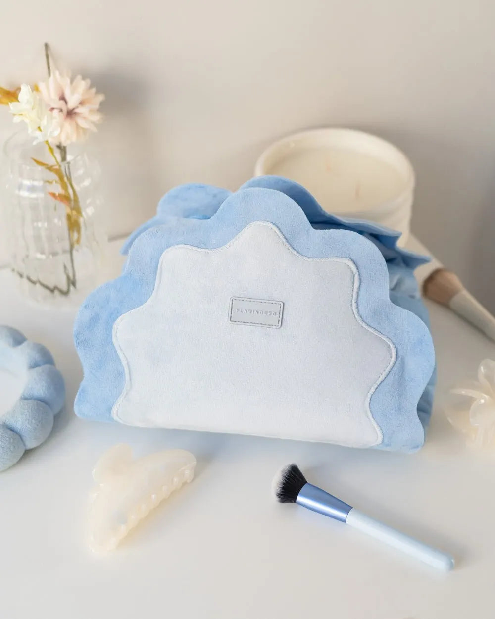 Kulturbeutel mit verstellbarem Kordelzug - ARIEL - Flamingueo