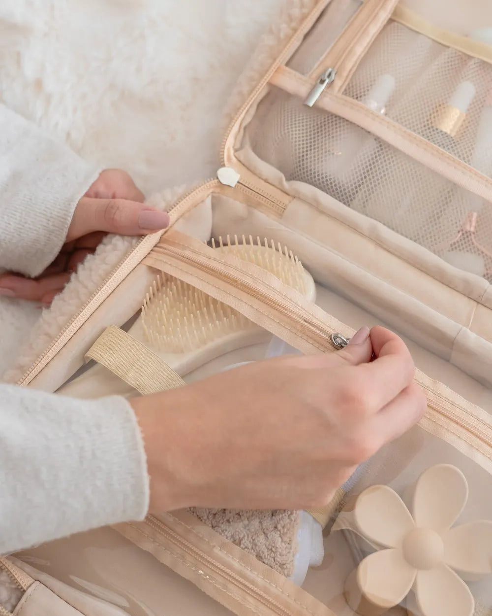 Trousse de toilette grande - DEBBIE - Flamingueo