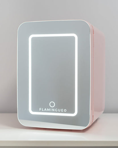 Nevera Cosméticos con espejo 10L - GRIMMY - Flamingueo