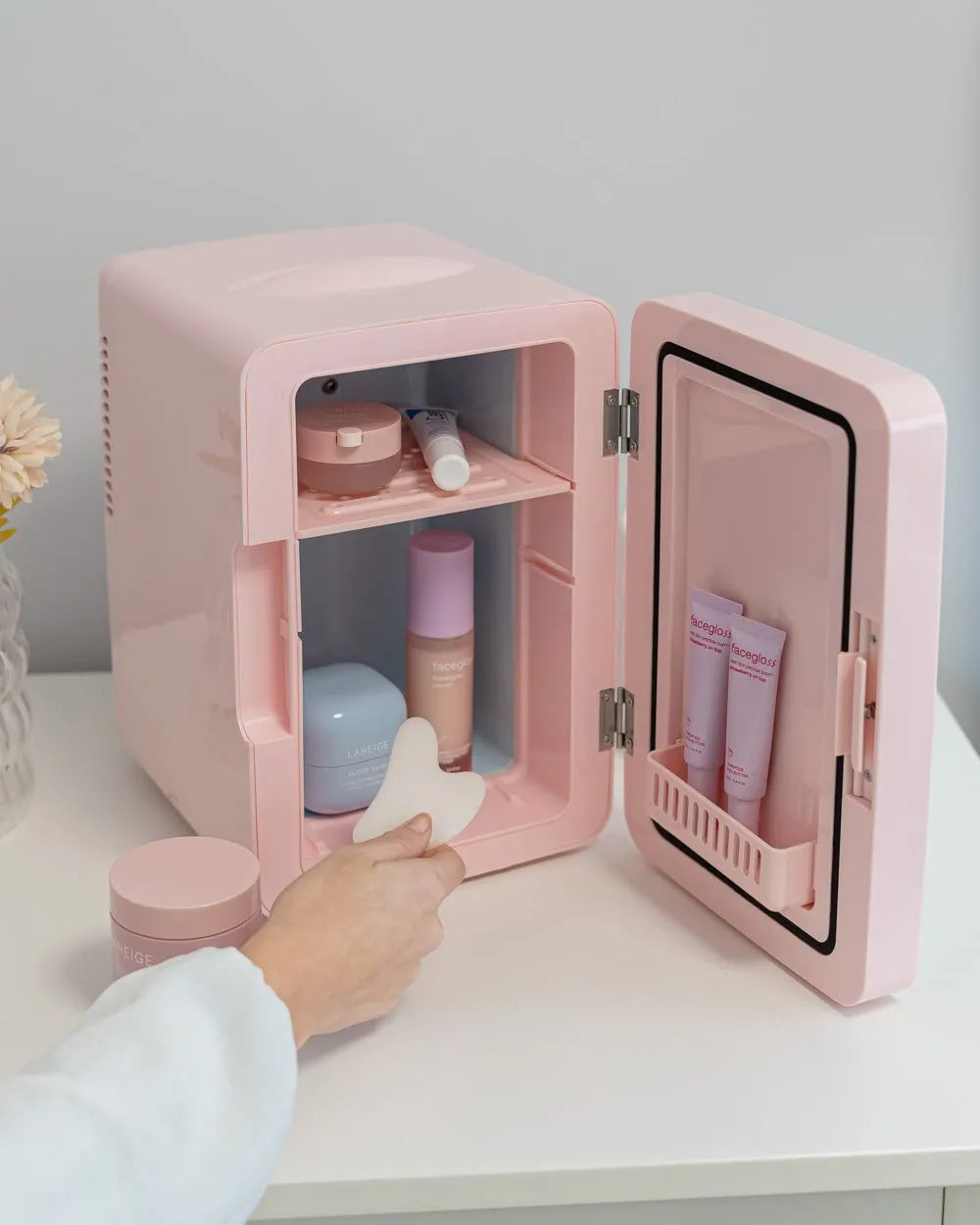 Nevera Cosméticos con espejo 6,5L - SANDER - Flamingueo