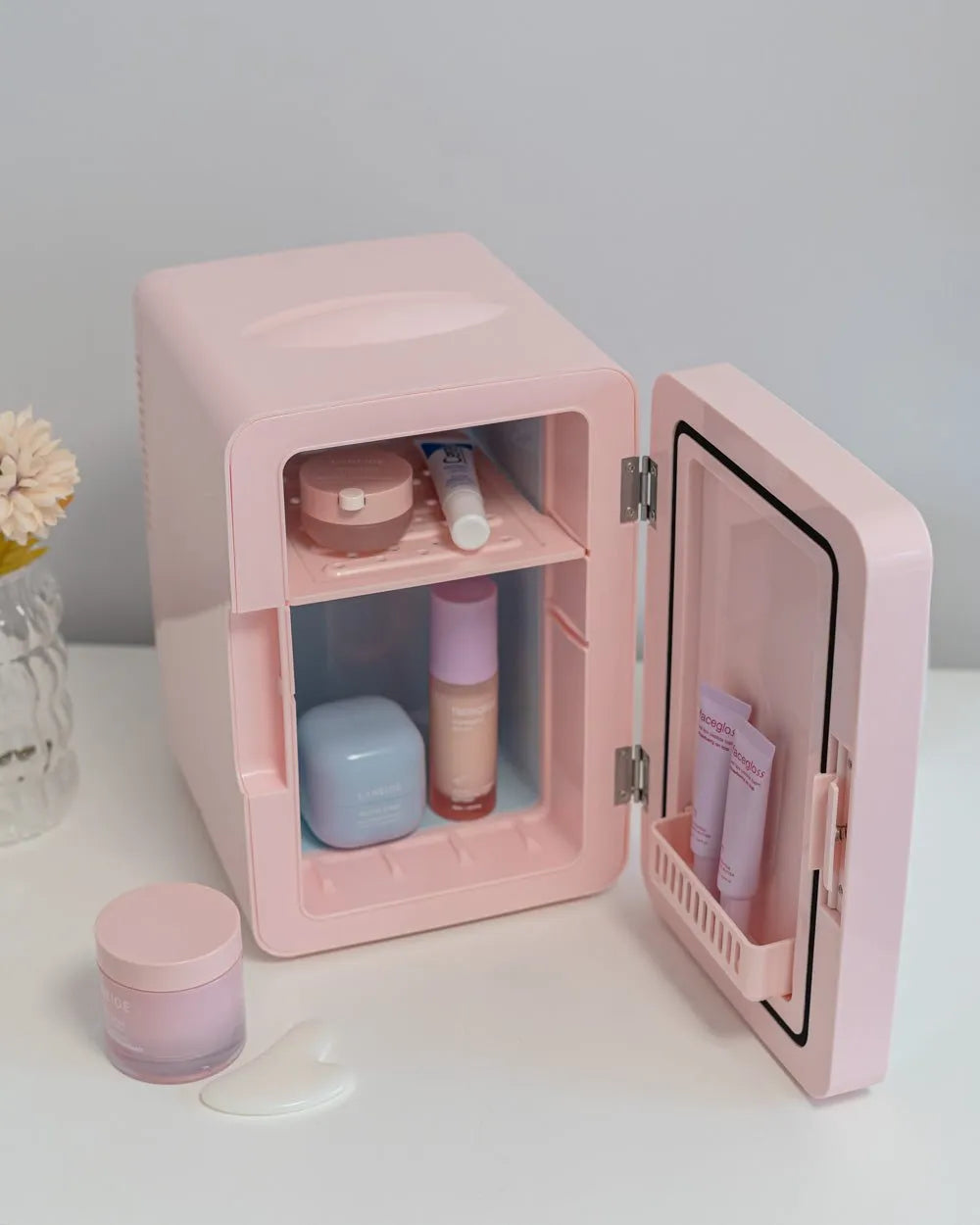 Nevera Cosméticos con espejo 6,5L - SANDER - Flamingueo
