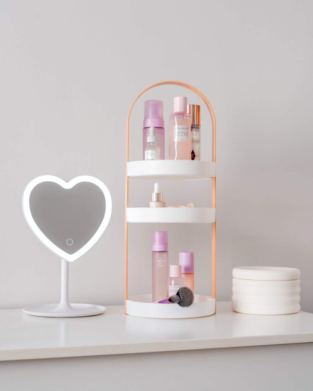 Organizador maquillaje - HARPER - Flamingueo