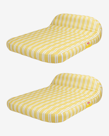 Pack of 2 Monaco floats - yellow
