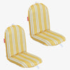 Pack of 2 backrests - yellow