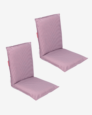 Pack of 2 backrests - burgundy
