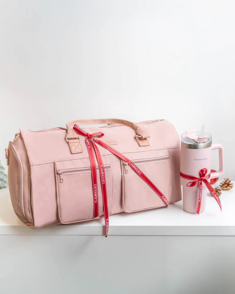 Pack bolsa de viaje + termo