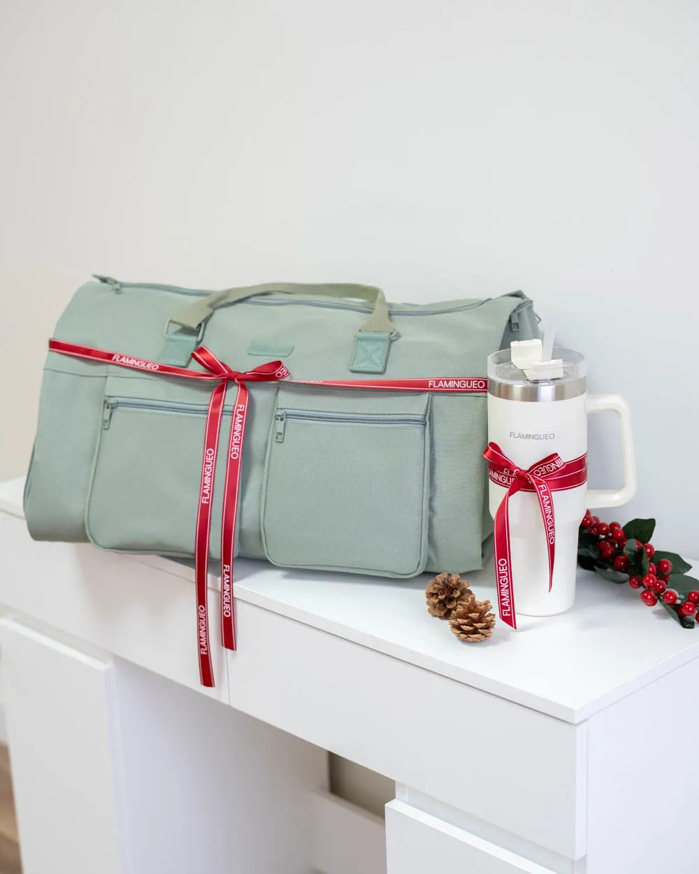 Pack bolsa de viaje + termo