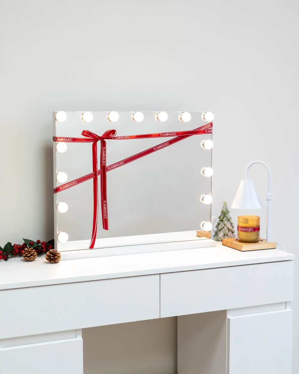 Pack espejo kim + lámpara velas