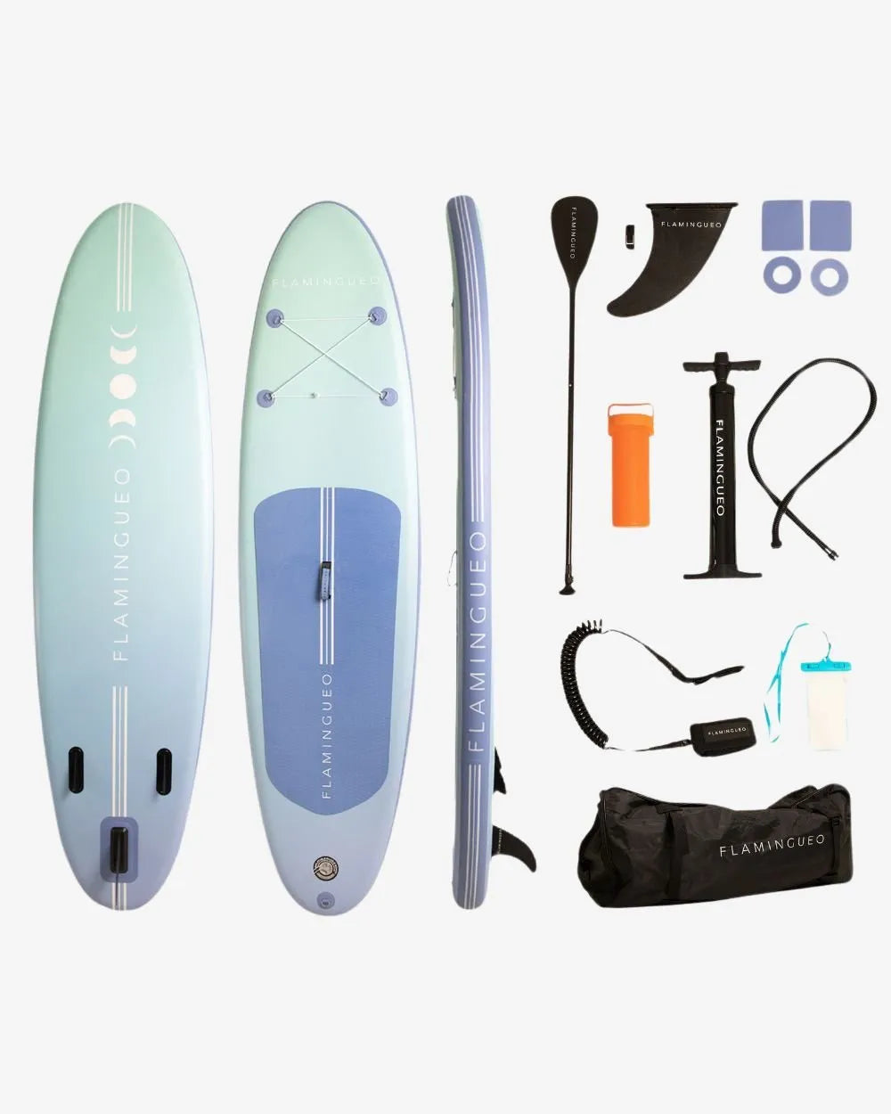 Paddle surf azul/verde degradado - MOON - Flamingueo