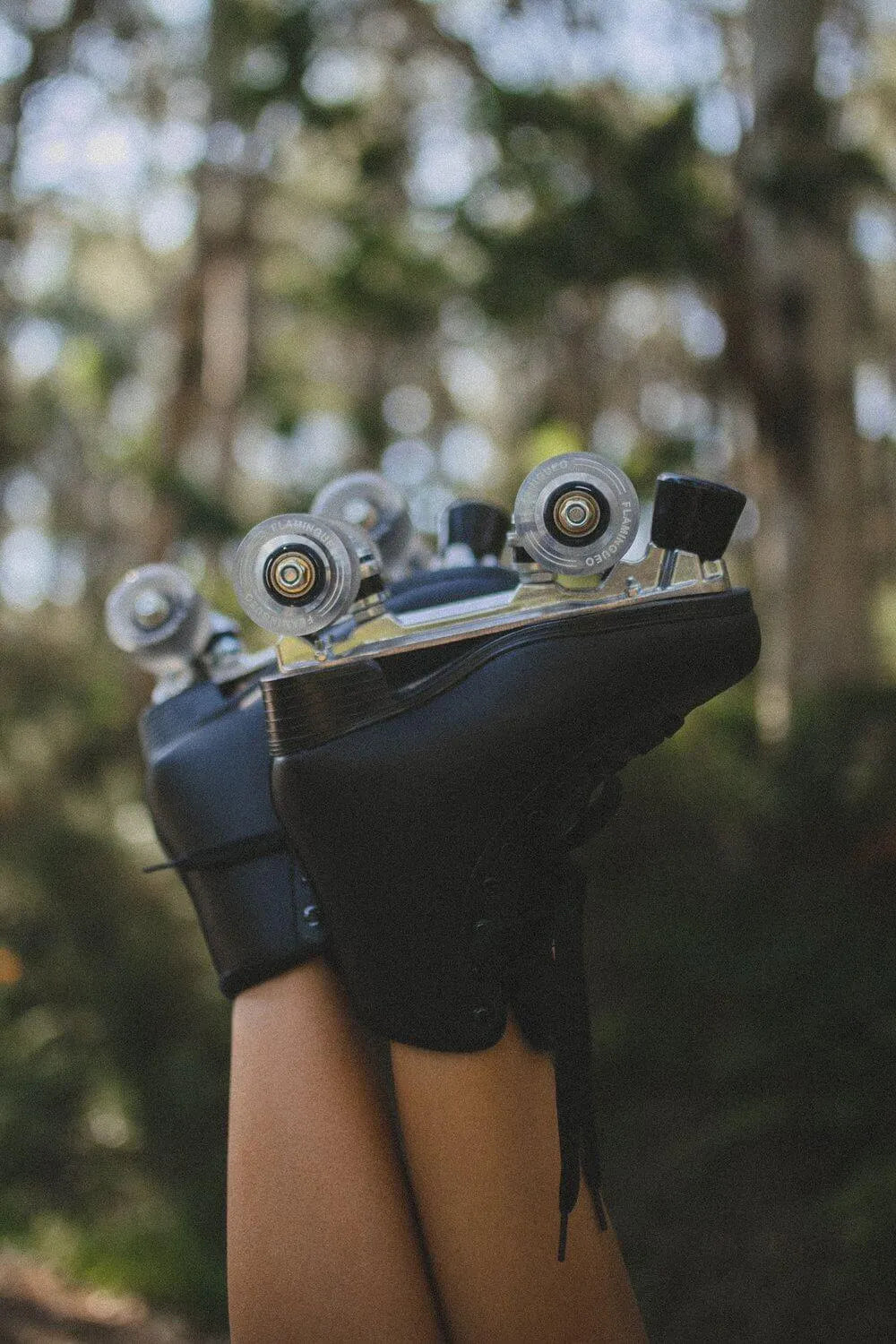 Pattini 4 ruote nero - VENEZIA - Flamingueo