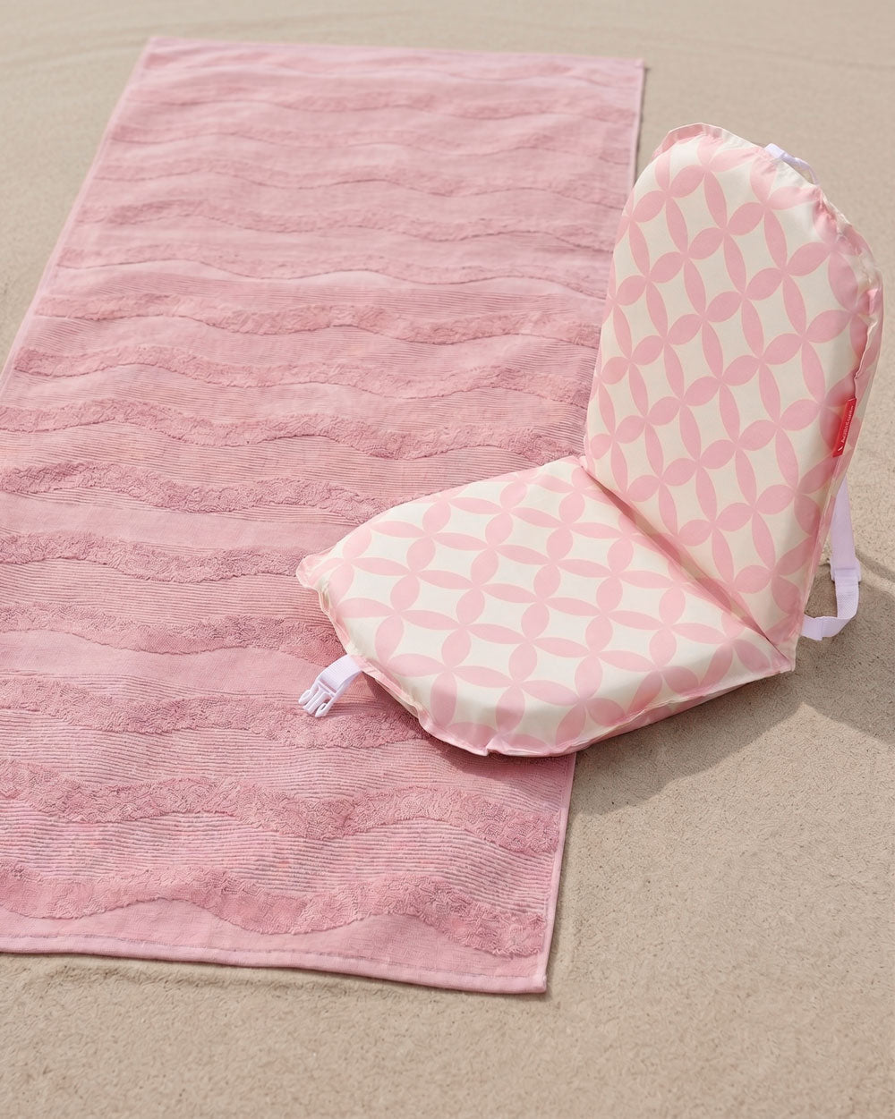 Tote bag and towel pack - pink