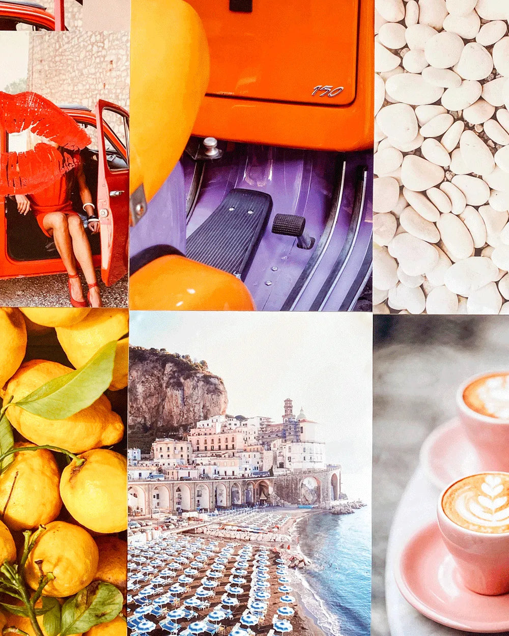 Set de 100 fotos - AMALFI - Flamingueo