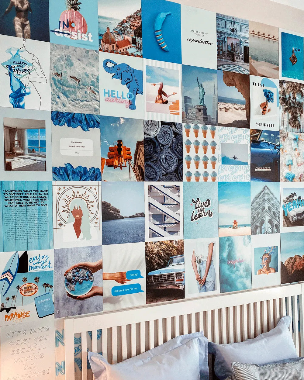 Set di 50 foto - OCEANO BLU - Flamingueo