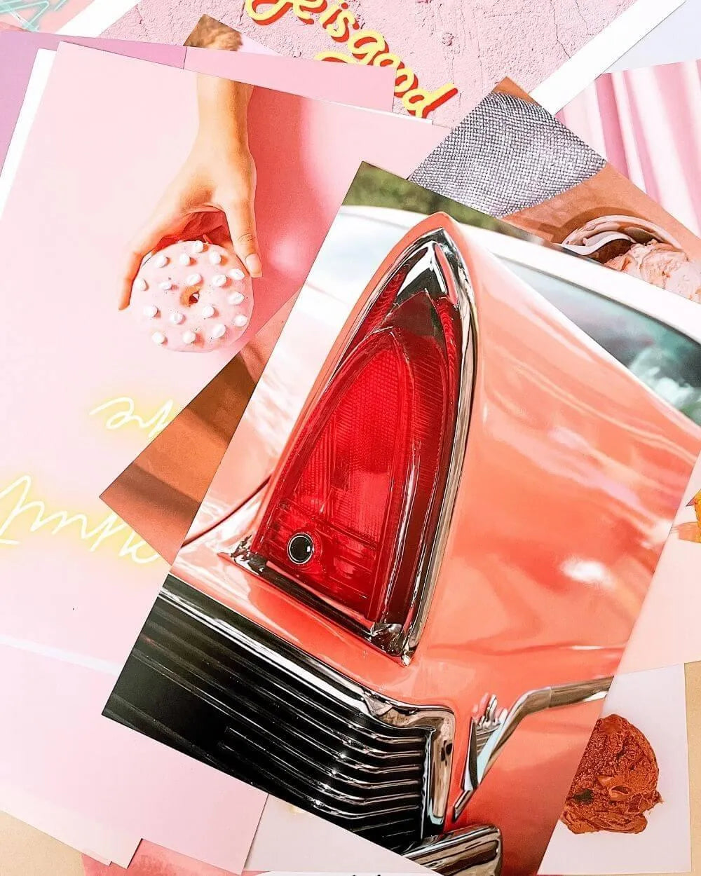 Set de 50 fotos - PINK ISLAND - Flamingueo