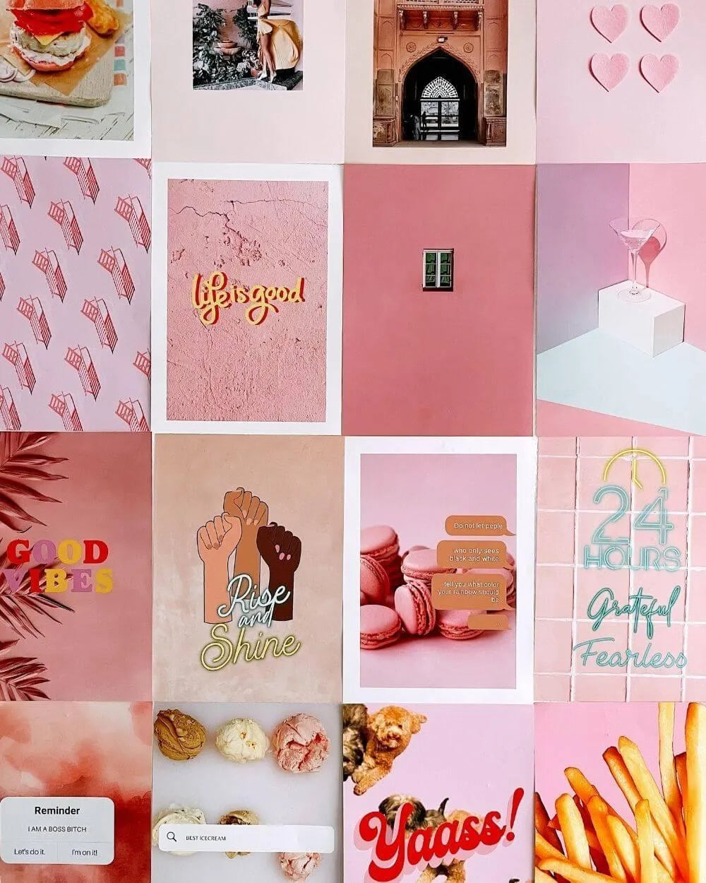 Set de 50 fotos - PINK ISLAND - Flamingueo