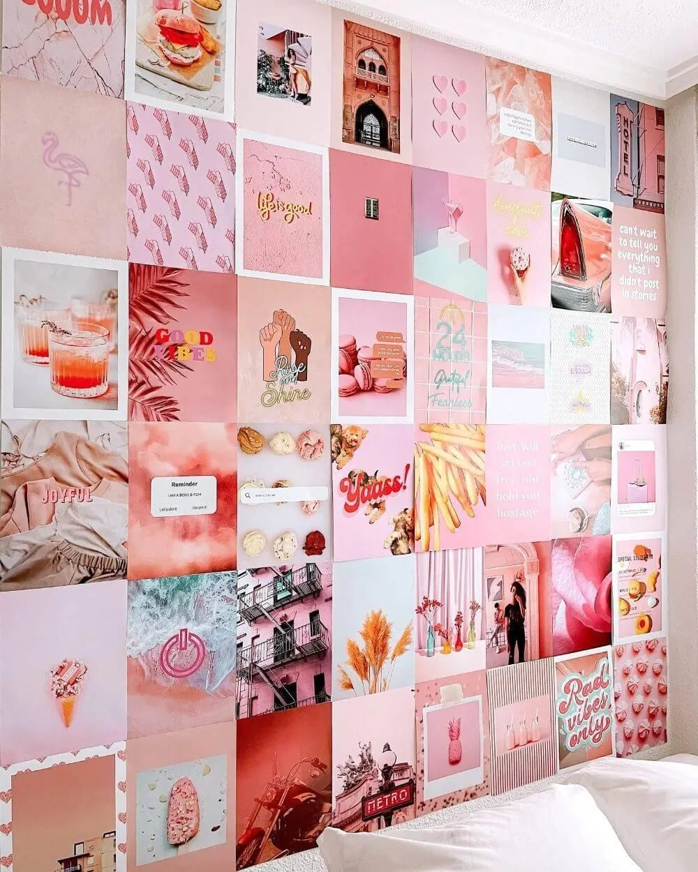 Set de 50 fotos - PINK ISLAND - Flamingueo