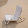Kleiner beige Strand - Edenstuhl