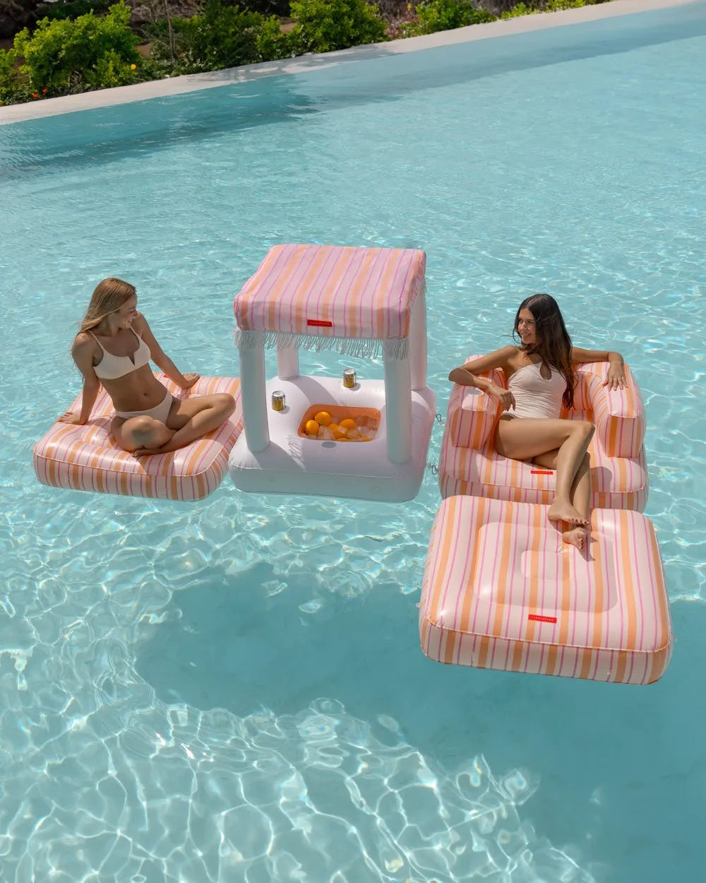 Sillón hinchable 2 en 1 - MARSALA - Flamingueo