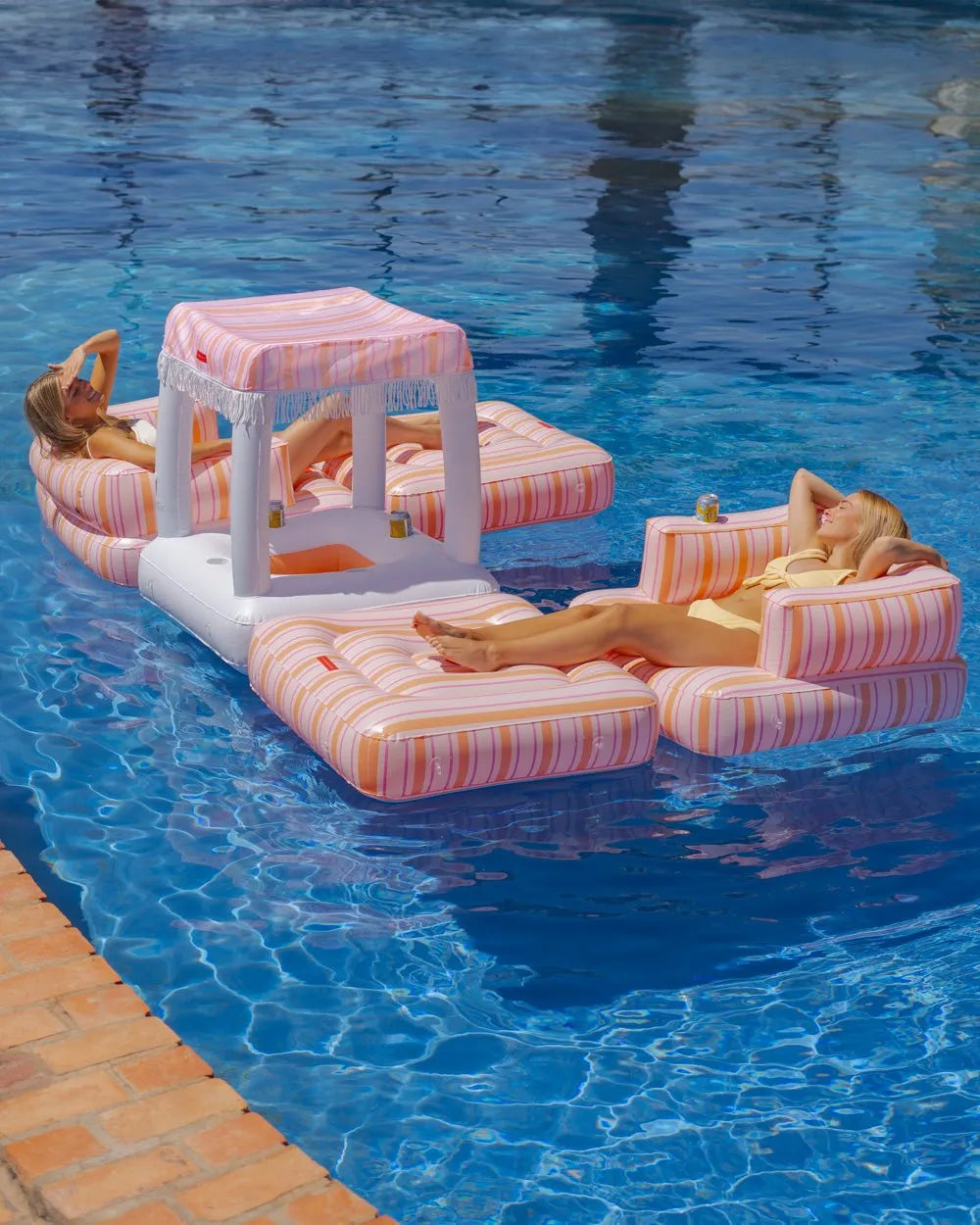 Sillón hinchable 2 en 1 - MARSALA - Flamingueo