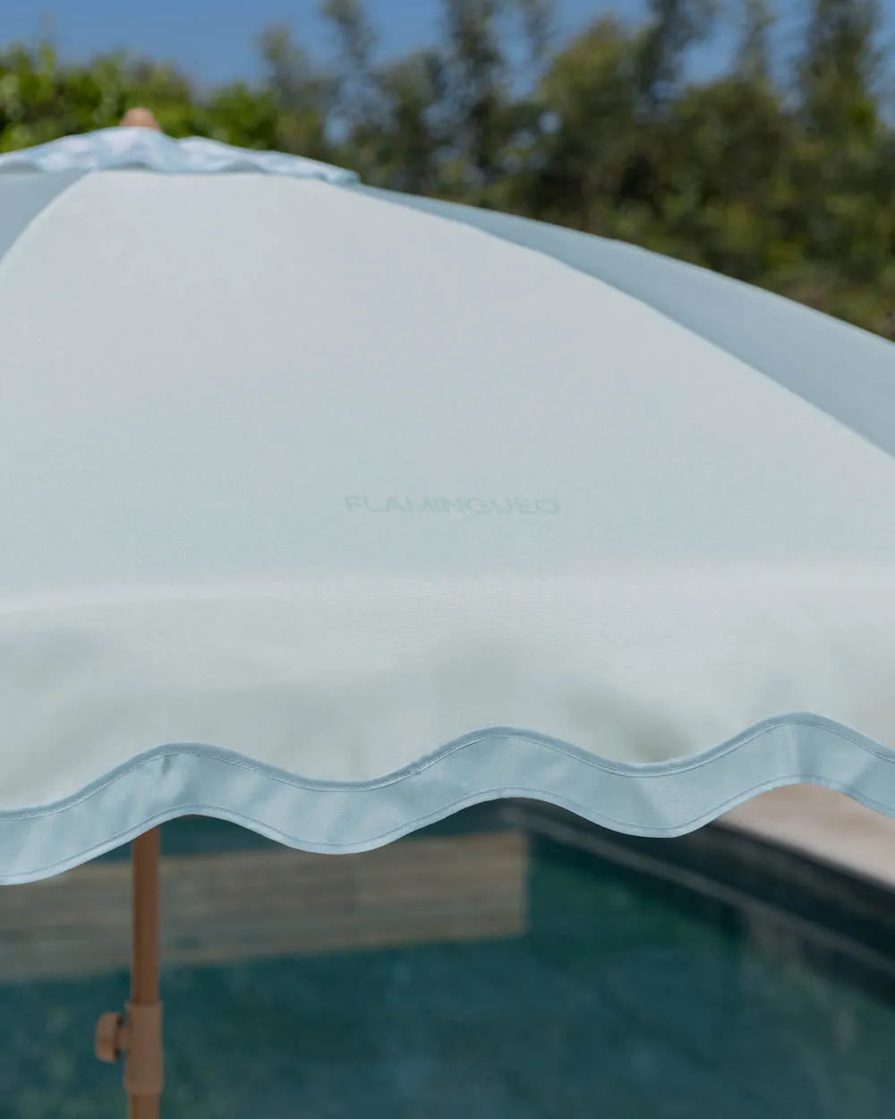 Sombrilla exterior aguamarina - BIANCA - Flamingueo