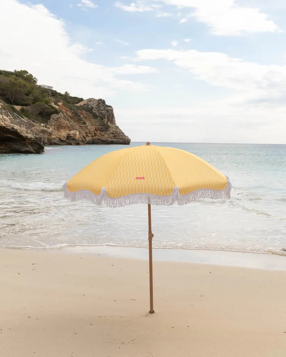 Sombrilla exterior amarilla - CARAMEL - Flamingueo