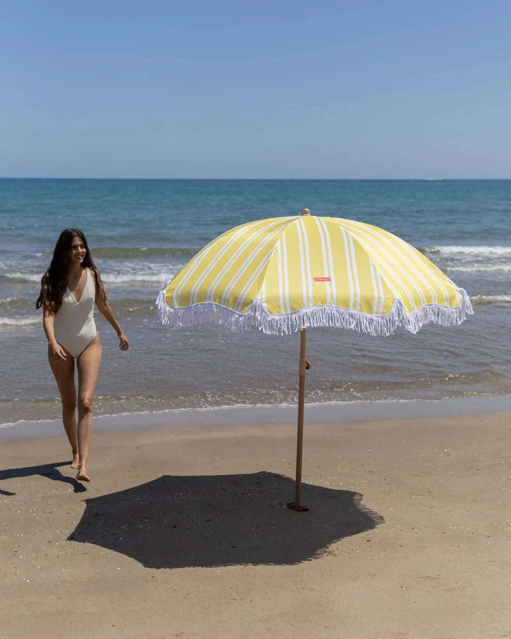 Sombrilla exterior amarilla - KEIRA - Flamingueo