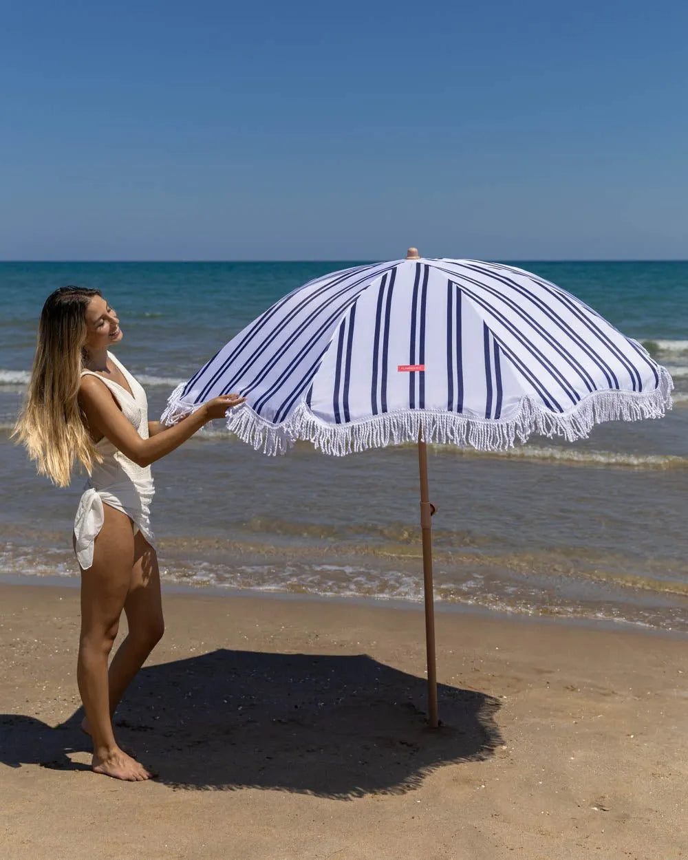 Ombrellone blu per esterni - KEIRA - Flamingueo