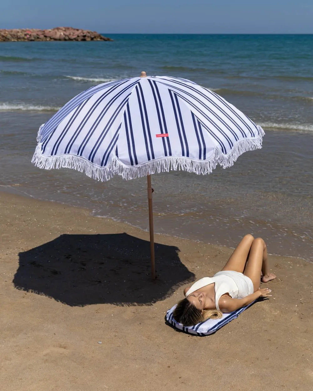 Ombrellone blu per esterni - KEIRA - Flamingueo