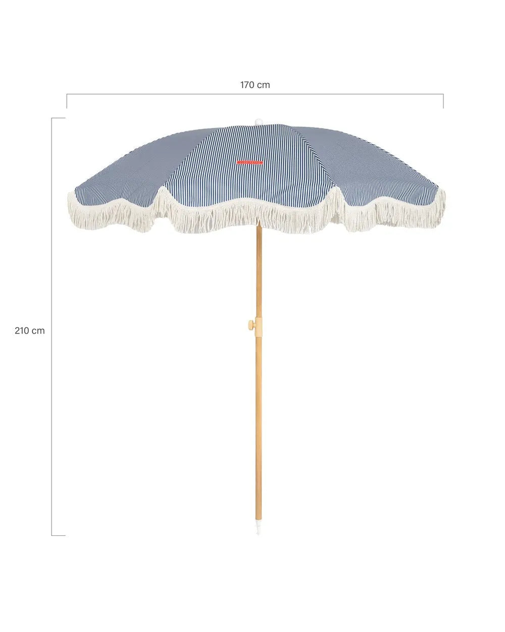Medidas del producto Guarda-chuva de exterior listrado fino - CAPRI