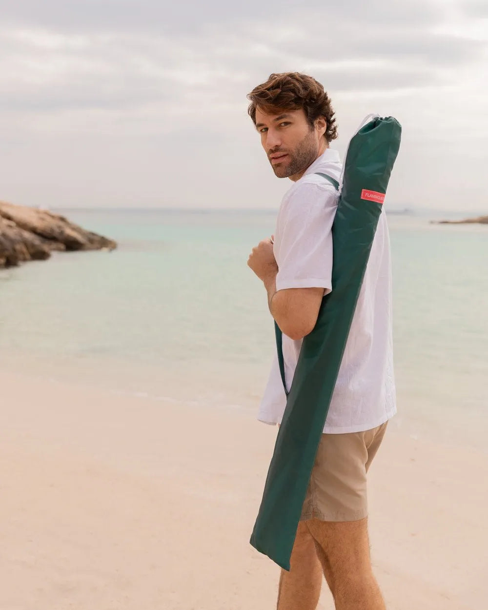 Sombrilla exterior verde - DANIA - Flamingueo