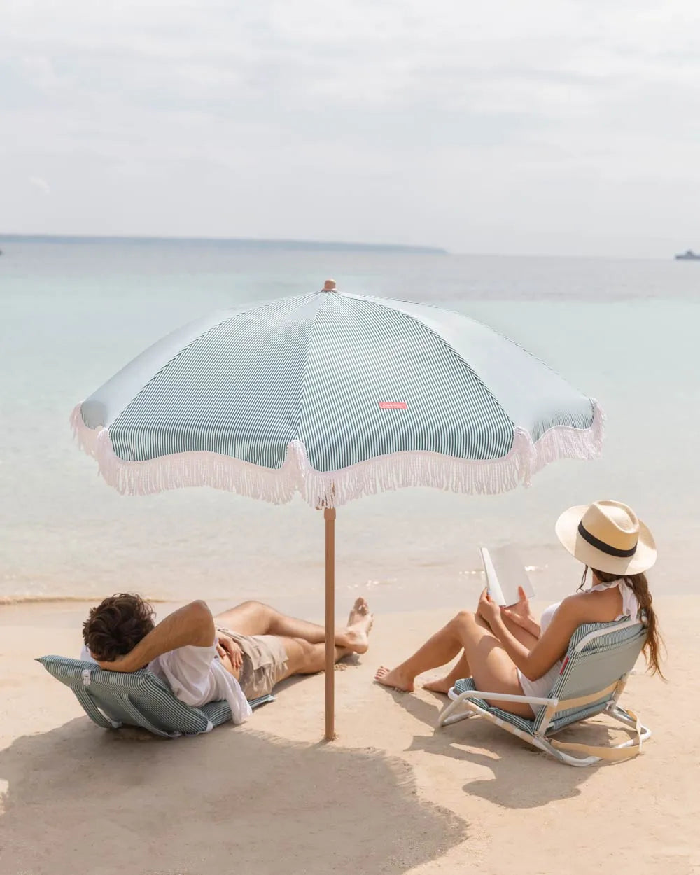 Sombrilla exterior verde - MARION - Flamingueo